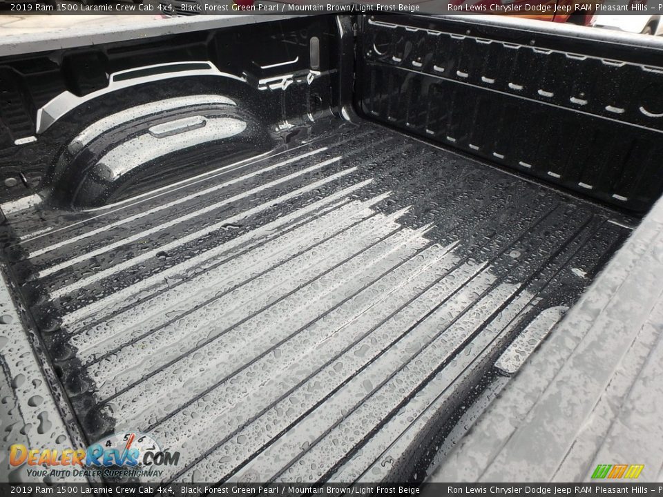 2019 Ram 1500 Laramie Crew Cab 4x4 Black Forest Green Pearl / Mountain Brown/Light Frost Beige Photo #20