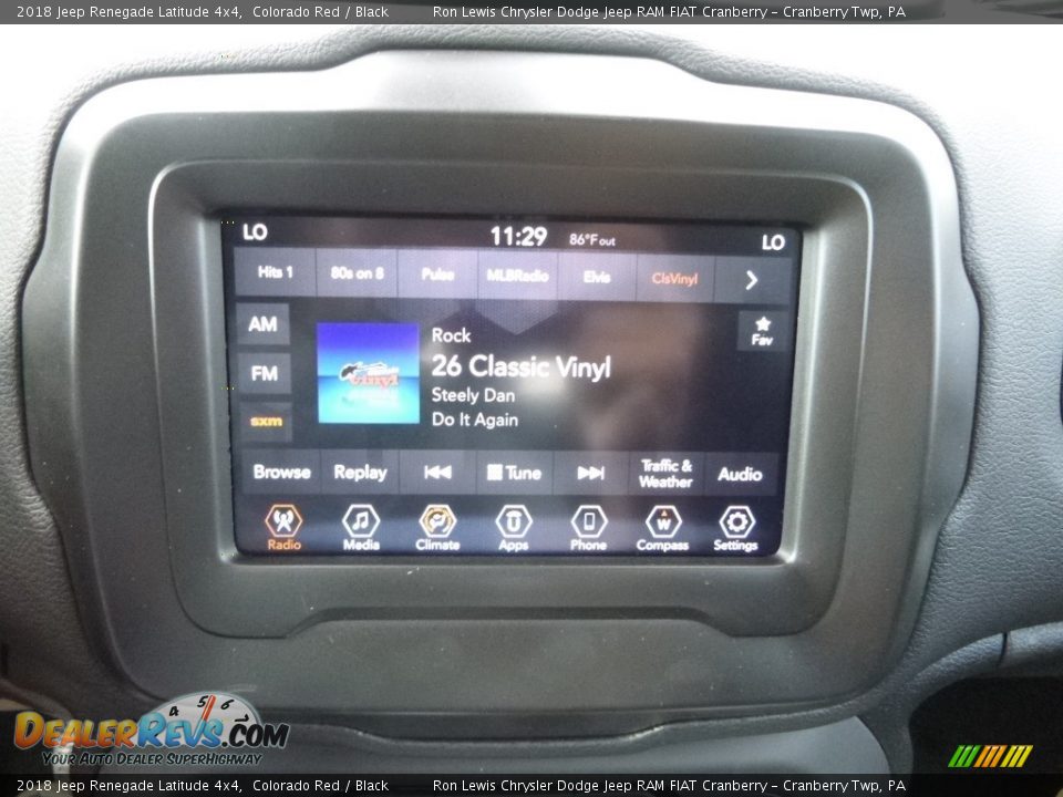 2018 Jeep Renegade Latitude 4x4 Colorado Red / Black Photo #16