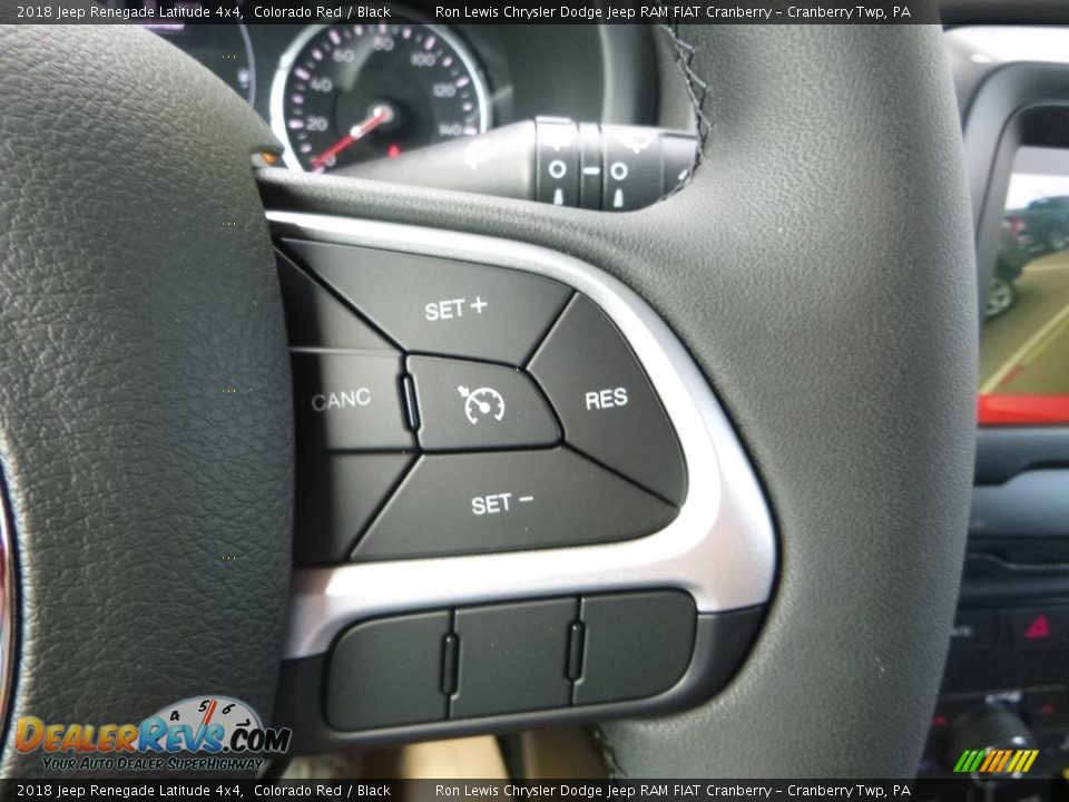 2018 Jeep Renegade Latitude 4x4 Colorado Red / Black Photo #18