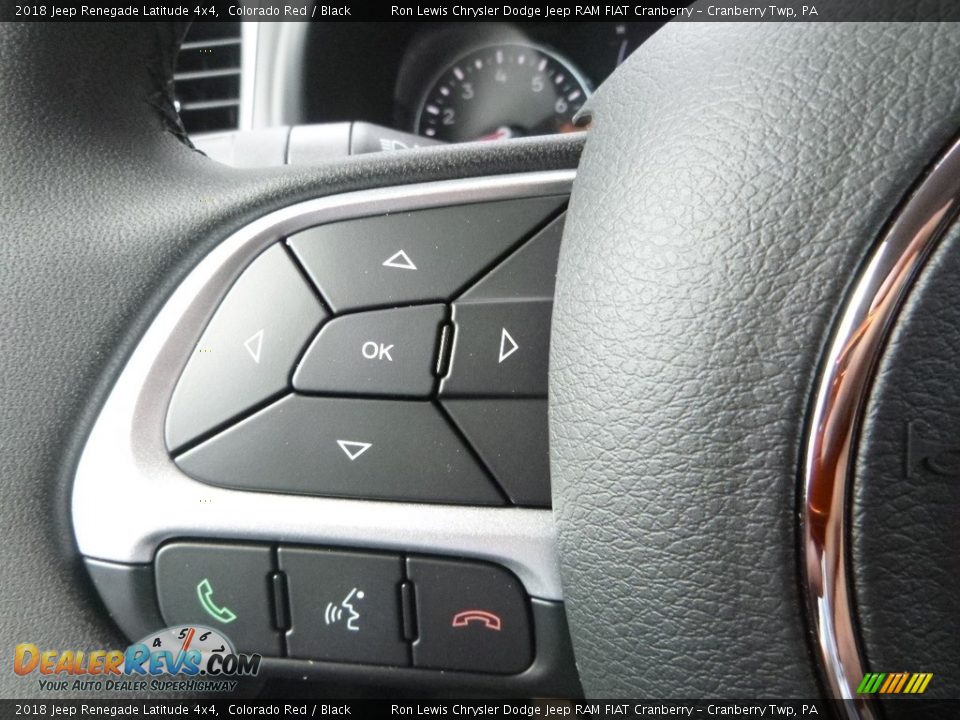 2018 Jeep Renegade Latitude 4x4 Colorado Red / Black Photo #19