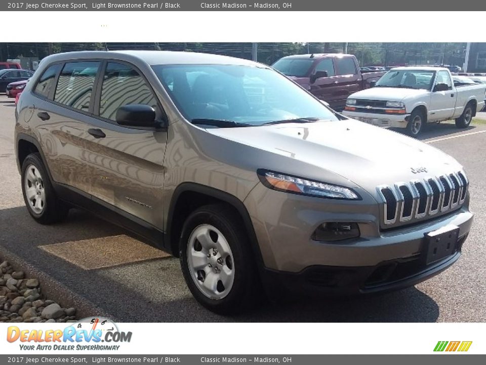 2017 Jeep Cherokee Sport Light Brownstone Pearl / Black Photo #1