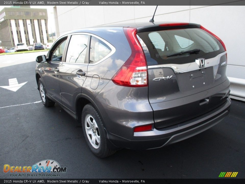 2015 Honda CR-V LX AWD Modern Steel Metallic / Gray Photo #3