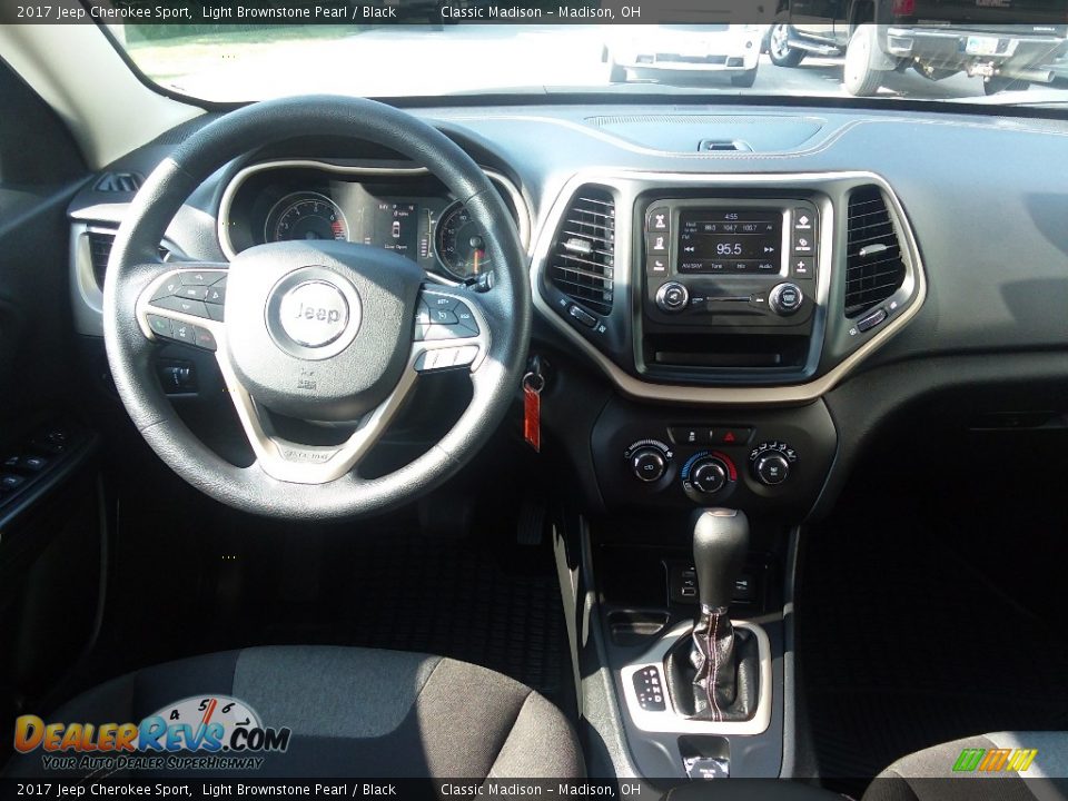 2017 Jeep Cherokee Sport Light Brownstone Pearl / Black Photo #6