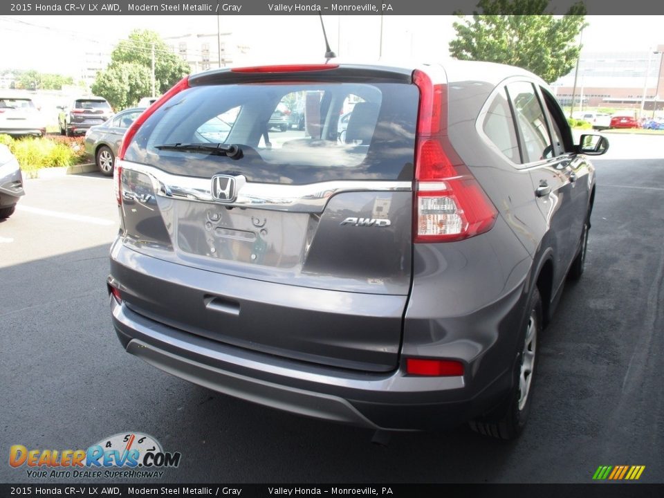 2015 Honda CR-V LX AWD Modern Steel Metallic / Gray Photo #5