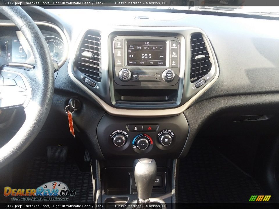 2017 Jeep Cherokee Sport Light Brownstone Pearl / Black Photo #8