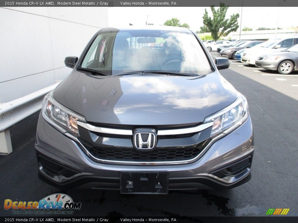 2015 Honda CR-V LX AWD Modern Steel Metallic / Gray Photo #7