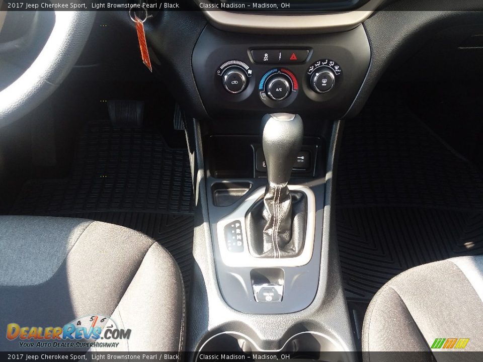 2017 Jeep Cherokee Sport Light Brownstone Pearl / Black Photo #9