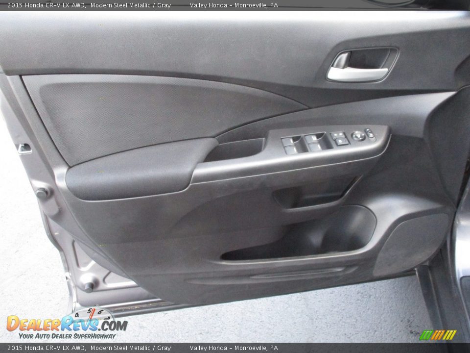 2015 Honda CR-V LX AWD Modern Steel Metallic / Gray Photo #9
