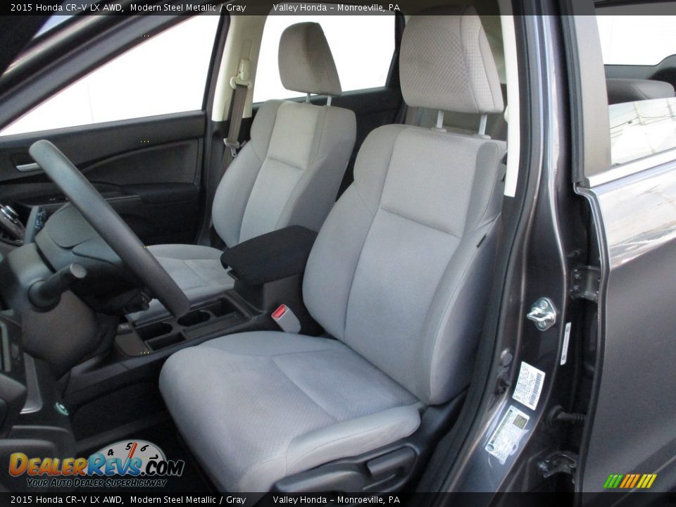 2015 Honda CR-V LX AWD Modern Steel Metallic / Gray Photo #10