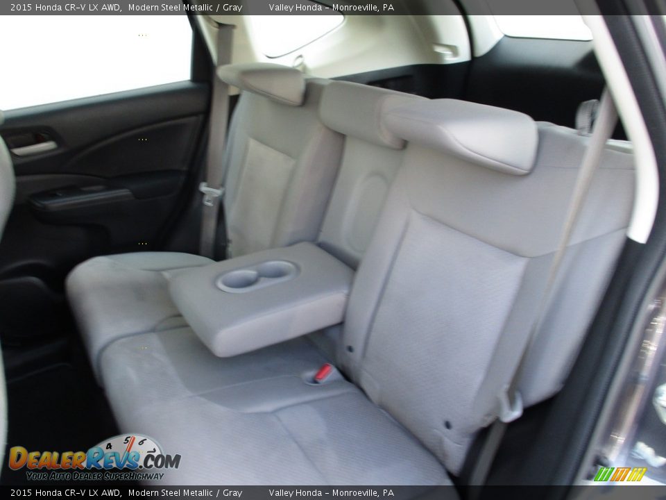 2015 Honda CR-V LX AWD Modern Steel Metallic / Gray Photo #11