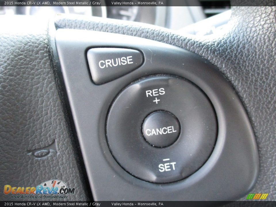 2015 Honda CR-V LX AWD Modern Steel Metallic / Gray Photo #18