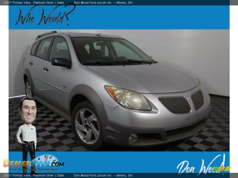 2007 Pontiac Vibe Platinum Silver / Slate Photo #1