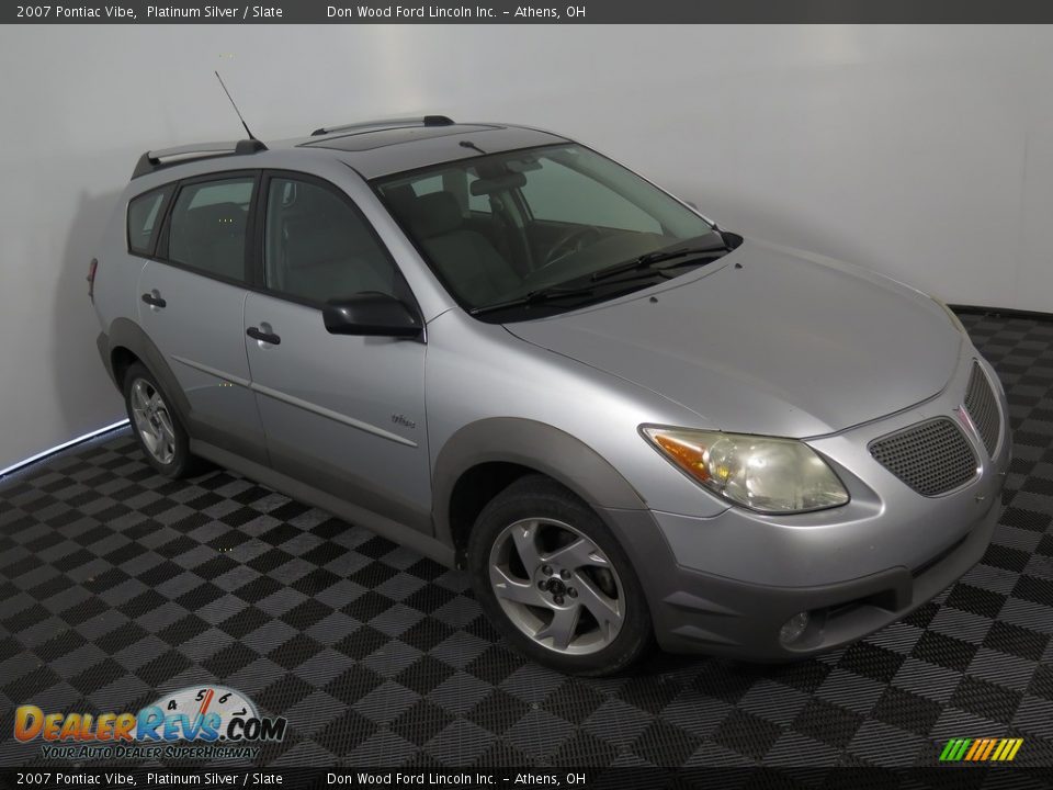 2007 Pontiac Vibe Platinum Silver / Slate Photo #3
