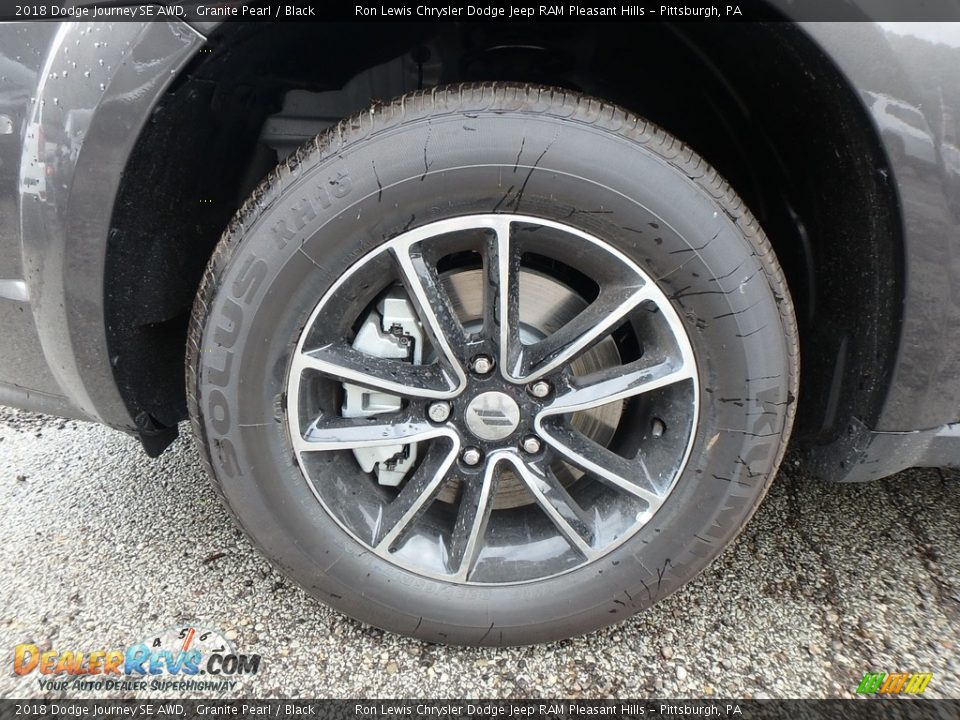 2018 Dodge Journey SE AWD Granite Pearl / Black Photo #9