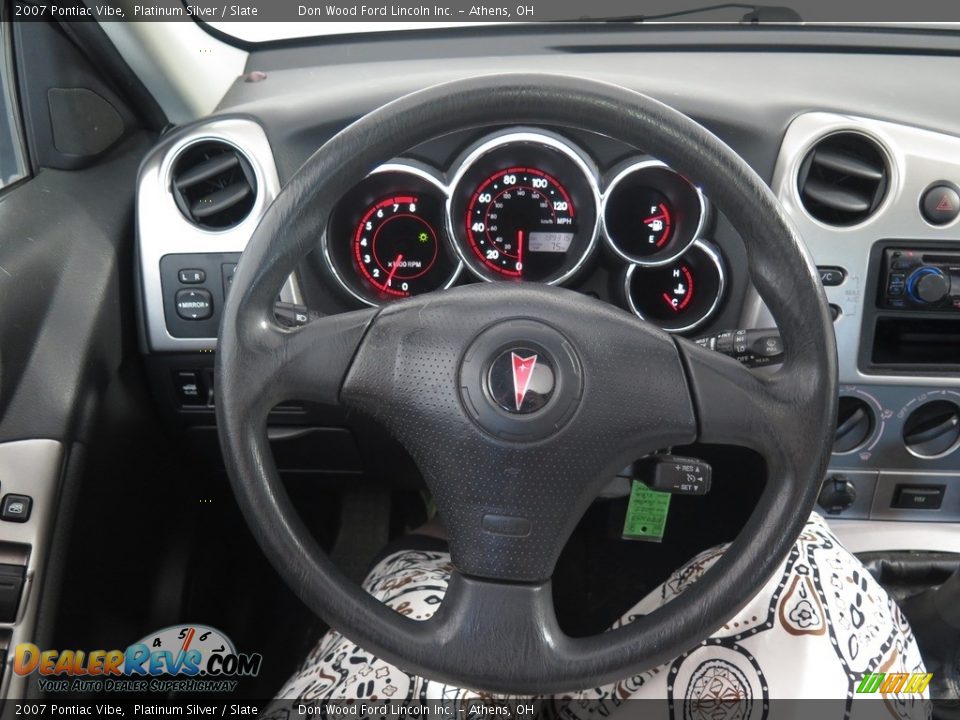 2007 Pontiac Vibe Platinum Silver / Slate Photo #12