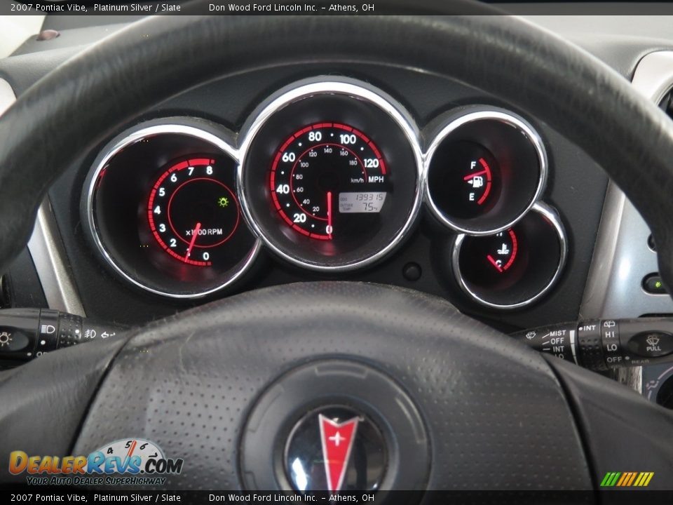 2007 Pontiac Vibe Platinum Silver / Slate Photo #14