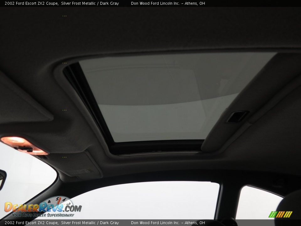 2002 Ford Escort ZX2 Coupe Silver Frost Metallic / Dark Gray Photo #2