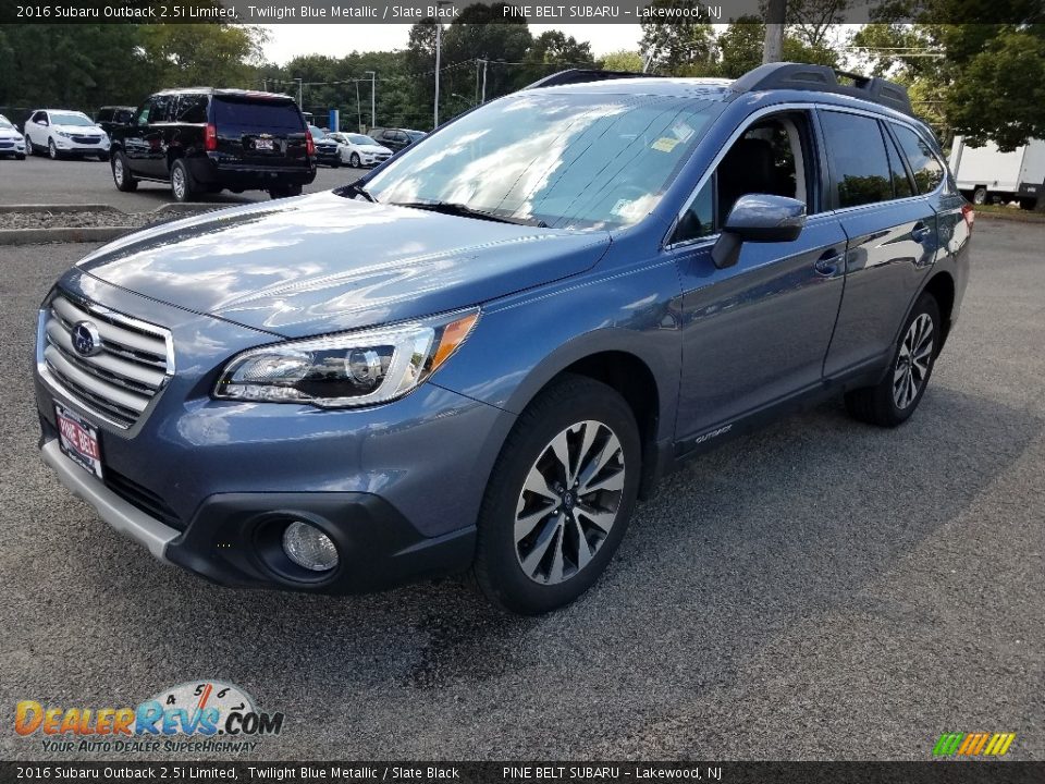 2016 Subaru Outback 2.5i Limited Twilight Blue Metallic / Slate Black Photo #3