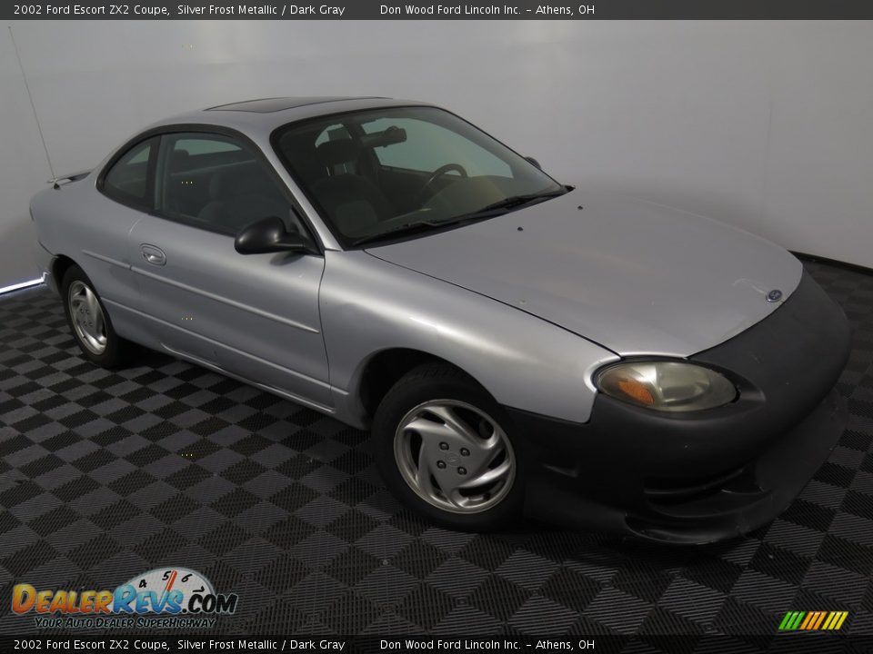 2002 Ford Escort ZX2 Coupe Silver Frost Metallic / Dark Gray Photo #3