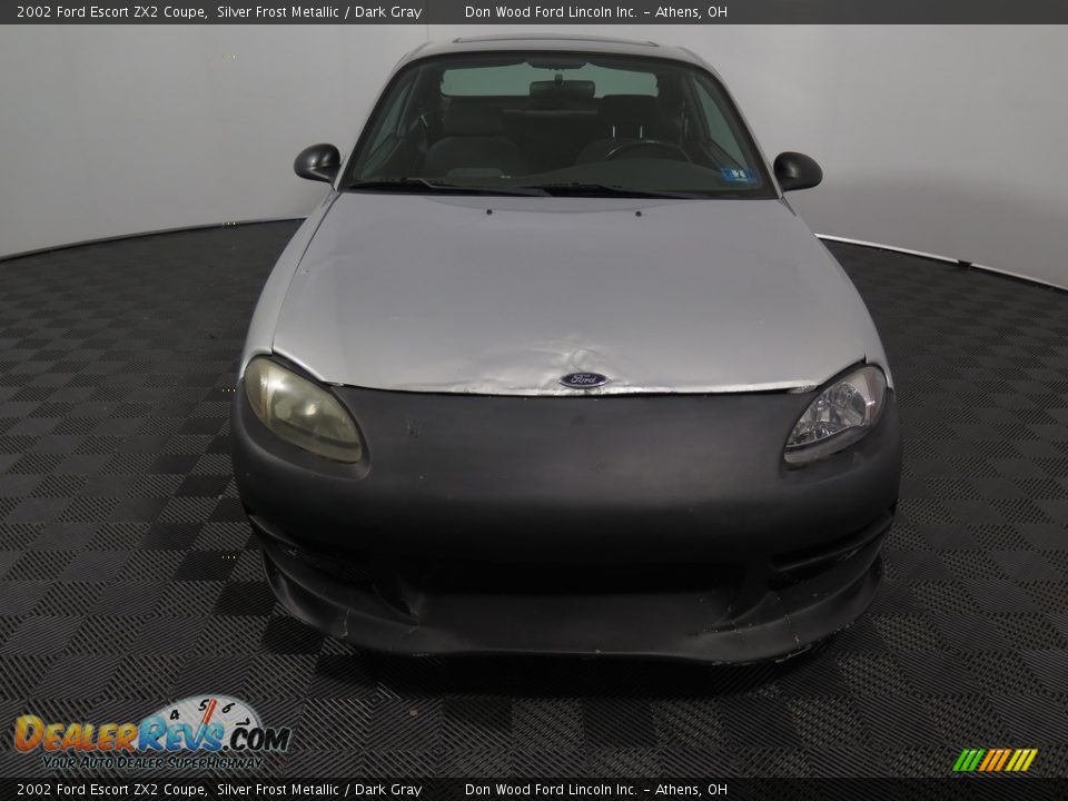 2002 Ford Escort ZX2 Coupe Silver Frost Metallic / Dark Gray Photo #4