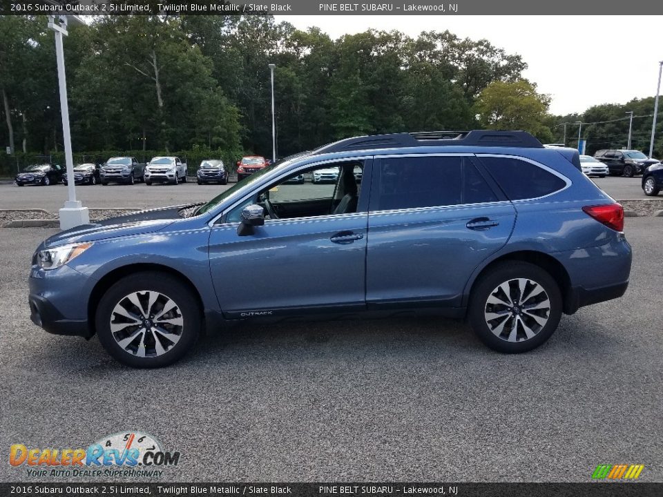 2016 Subaru Outback 2.5i Limited Twilight Blue Metallic / Slate Black Photo #4