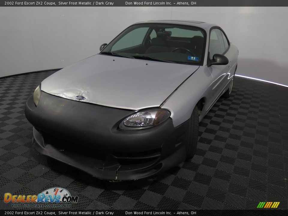 2002 Ford Escort ZX2 Coupe Silver Frost Metallic / Dark Gray Photo #5