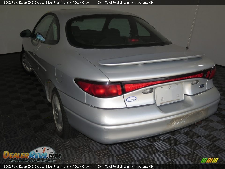 2002 Ford Escort ZX2 Coupe Silver Frost Metallic / Dark Gray Photo #6