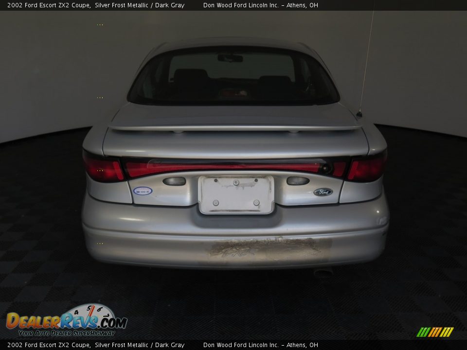 2002 Ford Escort ZX2 Coupe Silver Frost Metallic / Dark Gray Photo #7