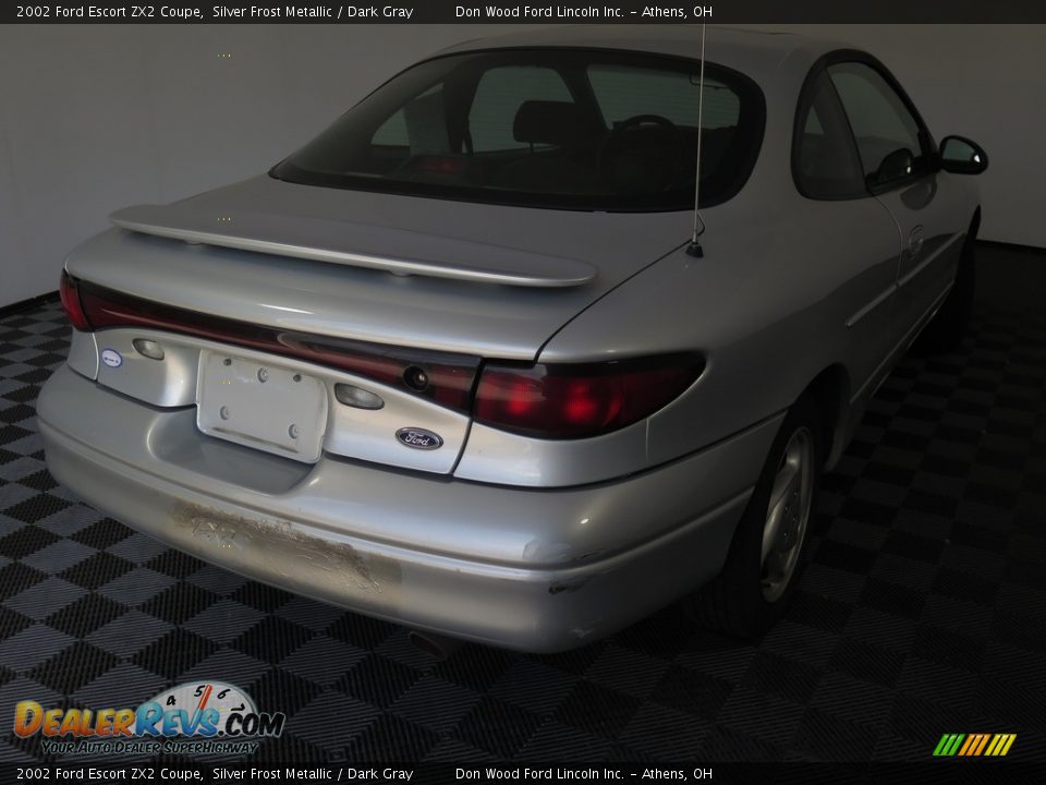 2002 Ford Escort ZX2 Coupe Silver Frost Metallic / Dark Gray Photo #8