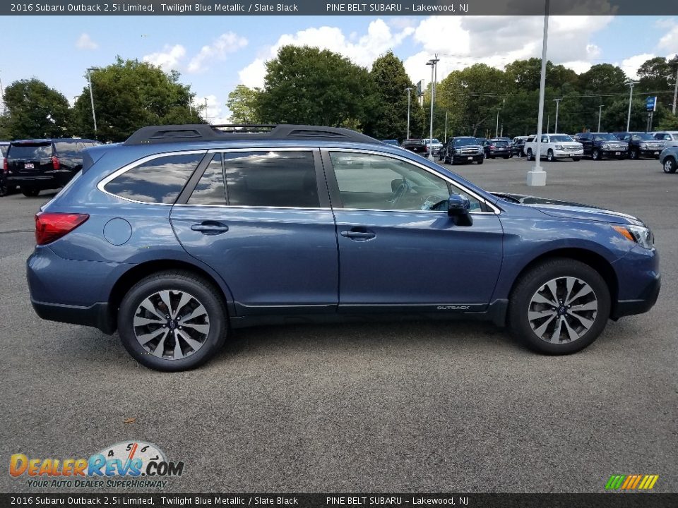 2016 Subaru Outback 2.5i Limited Twilight Blue Metallic / Slate Black Photo #8