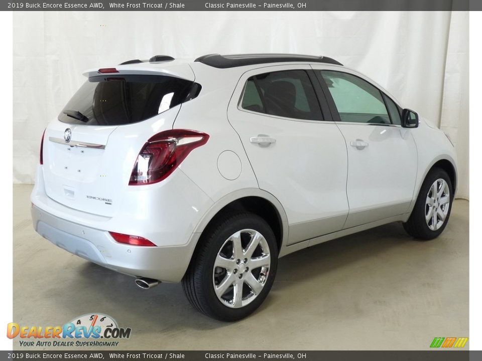 2019 Buick Encore Essence AWD White Frost Tricoat / Shale Photo #2