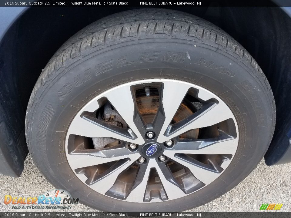 2016 Subaru Outback 2.5i Limited Twilight Blue Metallic / Slate Black Photo #9