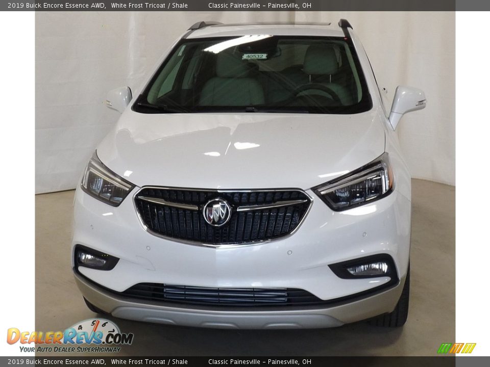 2019 Buick Encore Essence AWD White Frost Tricoat / Shale Photo #4