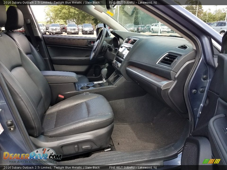 2016 Subaru Outback 2.5i Limited Twilight Blue Metallic / Slate Black Photo #12