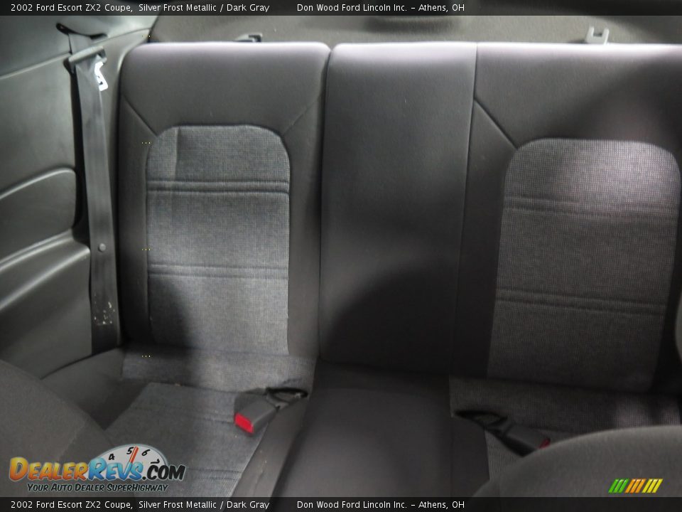 2002 Ford Escort ZX2 Coupe Silver Frost Metallic / Dark Gray Photo #17
