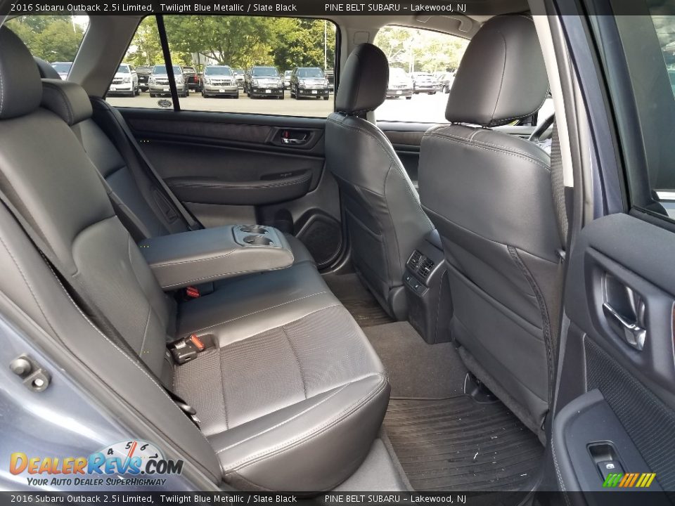 2016 Subaru Outback 2.5i Limited Twilight Blue Metallic / Slate Black Photo #14