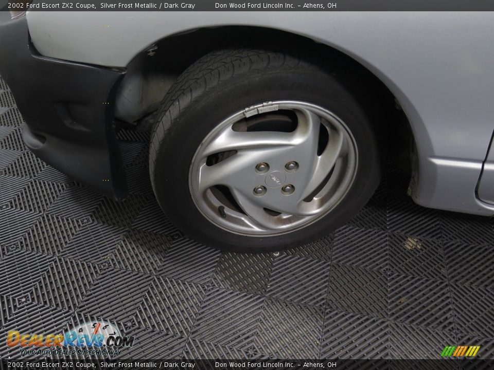 2002 Ford Escort ZX2 Coupe Silver Frost Metallic / Dark Gray Photo #19