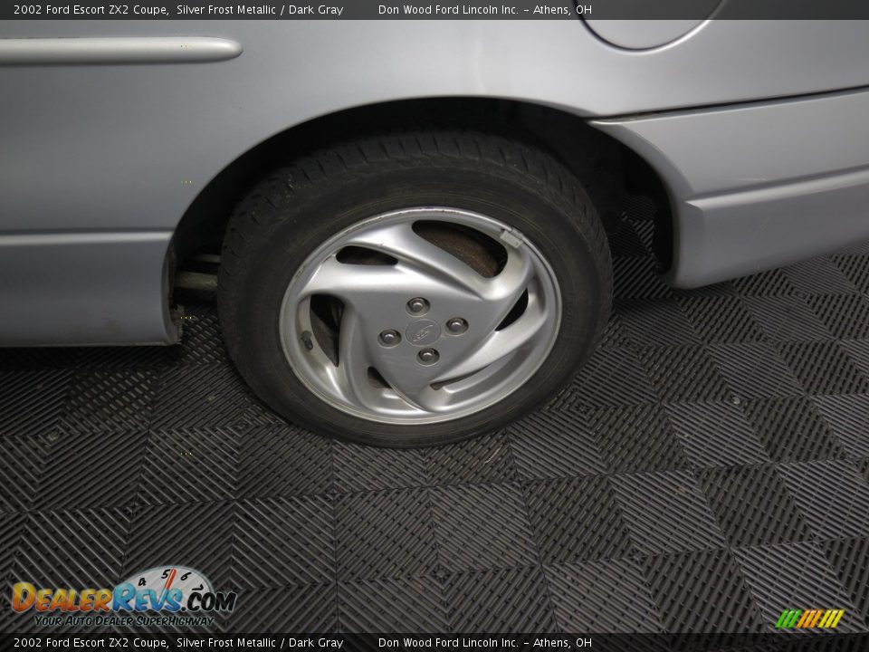 2002 Ford Escort ZX2 Coupe Silver Frost Metallic / Dark Gray Photo #20