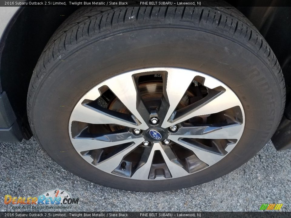 2016 Subaru Outback 2.5i Limited Twilight Blue Metallic / Slate Black Photo #17
