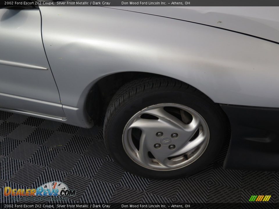 2002 Ford Escort ZX2 Coupe Silver Frost Metallic / Dark Gray Photo #22