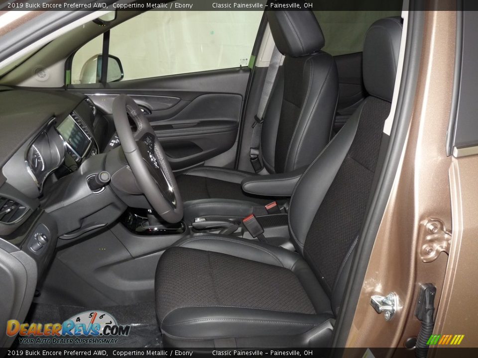 Ebony Interior - 2019 Buick Encore Preferred AWD Photo #6