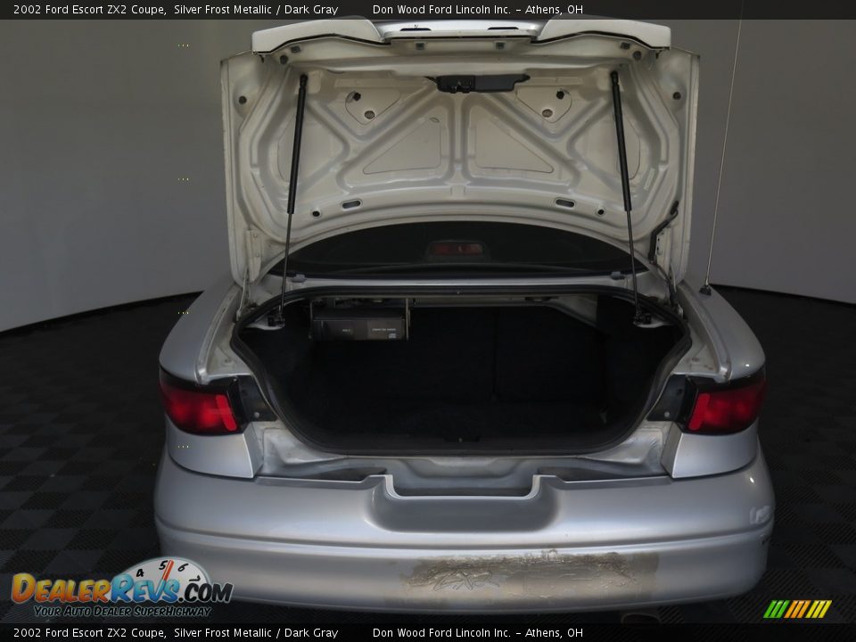 2002 Ford Escort ZX2 Coupe Silver Frost Metallic / Dark Gray Photo #23