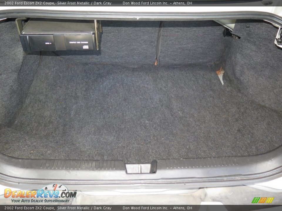 2002 Ford Escort ZX2 Coupe Silver Frost Metallic / Dark Gray Photo #24