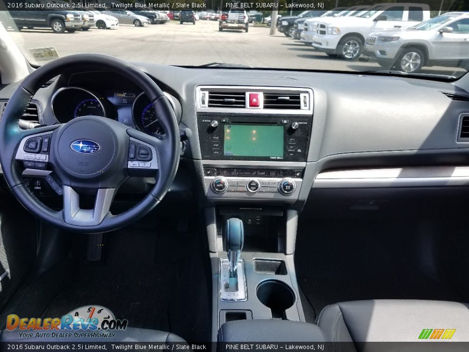 2016 Subaru Outback 2.5i Limited Twilight Blue Metallic / Slate Black Photo #20