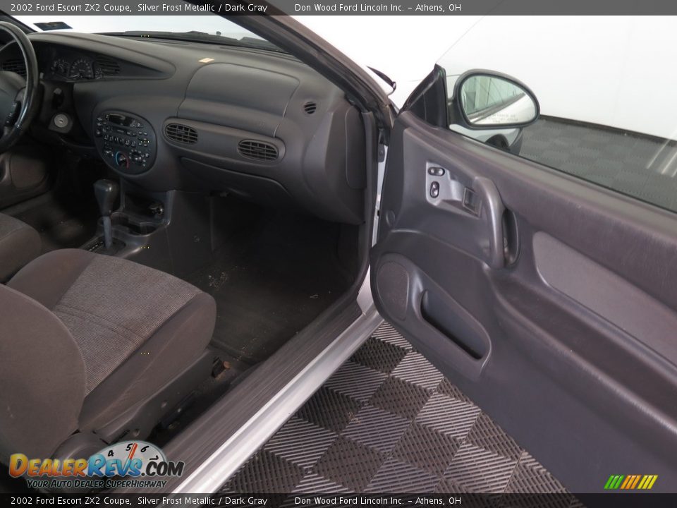 2002 Ford Escort ZX2 Coupe Silver Frost Metallic / Dark Gray Photo #26