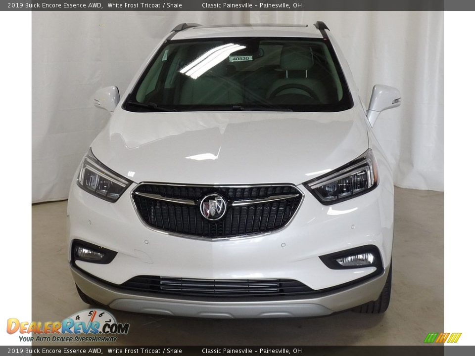 2019 Buick Encore Essence AWD White Frost Tricoat / Shale Photo #4
