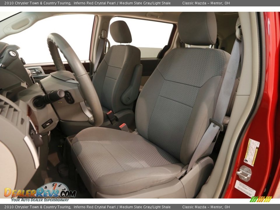 2010 Chrysler Town & Country Touring Inferno Red Crystal Pearl / Medium Slate Gray/Light Shale Photo #8