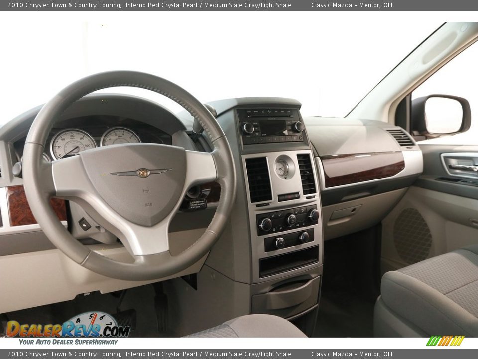2010 Chrysler Town & Country Touring Inferno Red Crystal Pearl / Medium Slate Gray/Light Shale Photo #9