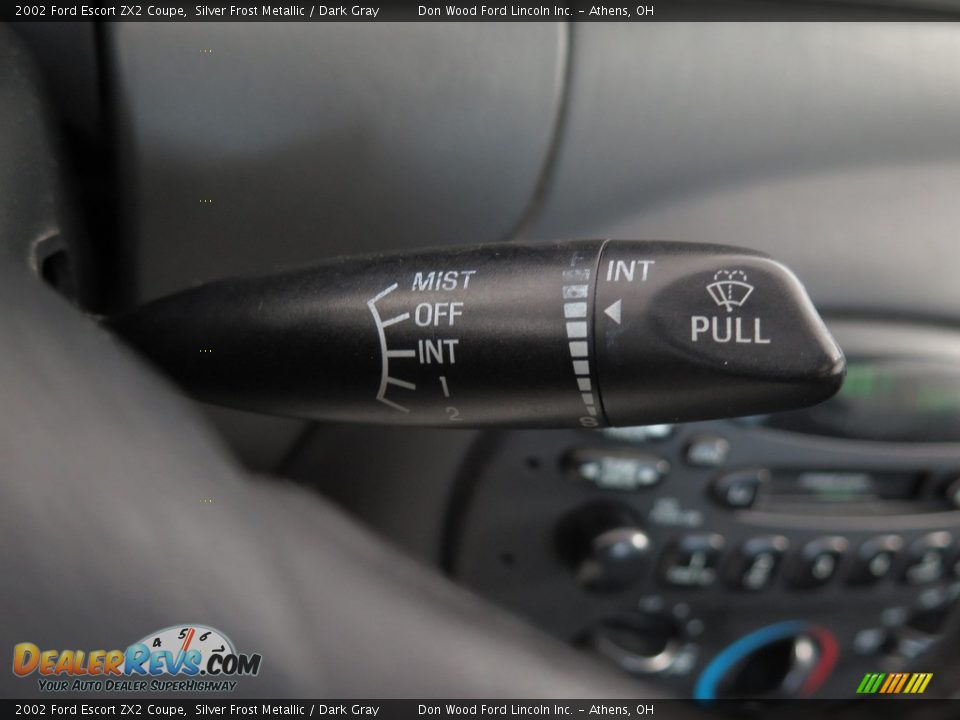 2002 Ford Escort ZX2 Coupe Silver Frost Metallic / Dark Gray Photo #32