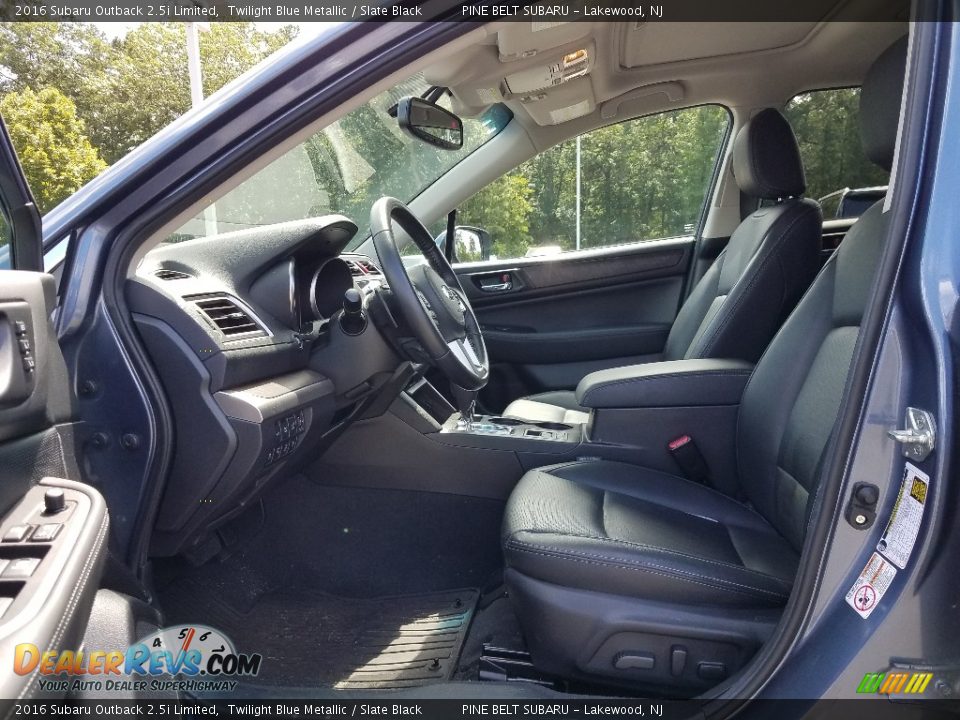 2016 Subaru Outback 2.5i Limited Twilight Blue Metallic / Slate Black Photo #25